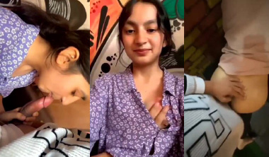 Nepali Teen Babe Blowjob – Doggy Sex With BF