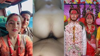 Nepali Newly Married Wife – Dick Riding Fuck Leaked Mms