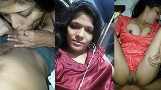 Desi Mallu Milf Blowjob – Missionary Sex With BF